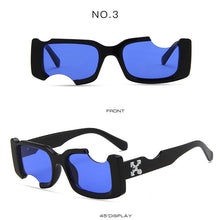 Carica l'immagine nel visualizzatore di Gallery, 2022 new men retro sunglasses men's fashion white sunglasses blue ladies sunglasses shadow retro white glasses