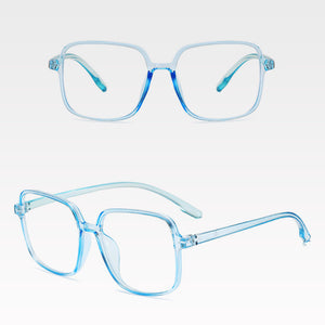 Retro Computer Spectacles Clear Glasses Frame Women Men Transparent Lens Myopia Optical Eyeglasses Oversized Square Frames