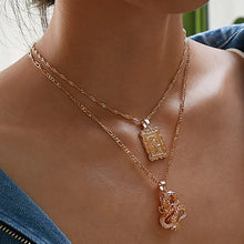 Load image into Gallery viewer, Bohemia Portrait Alloy Gold Coin Pendant Necklaces For Women Vintage Rose Fashion Long Necklace 2020 Jewelry Gifts