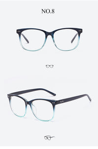 Retro Transparent Clear Lens Eyeglasses Fake Optical Eye Glasses Frames For Women Fashion Myopia Square Spectacles Eyewear
