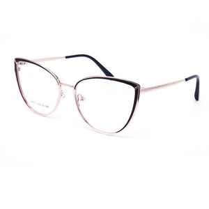 Ann Defee Optical metal Eyeglasses Frame for CAT Women Glasses Prescription Spectacles Full Rim Frame Glasses CH9001