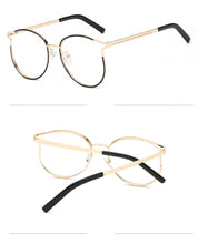 Load image into Gallery viewer, Cat Eye Glasses Frames Women Fake Eyeglasses for Ladies Transparent Eyewear Myopia Frame