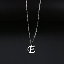 Carica l&#39;immagine nel visualizzatore di Gallery, Women A-Z Alphabet Letter Pendant Necklaces Personalization Stainless Steel Necklace Glamour Jewelry