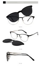 Load image into Gallery viewer, Vintage Cateye Sunglasses Women Clip on Brand Designer Optical Myopia Eyeglass Frame Prescription glasses Multifunction