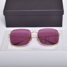 Load image into Gallery viewer, High Quality Luxury Brand Design Stellaire Sunglasses Metal Square Frames Nylon UV400 Lens Sunglasses Women Men With Case