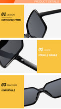 Load image into Gallery viewer, 2022 Fashion Women Oversize Sunglasses Gradient Plastic Brand Designer Female Sun Glasses Uv400