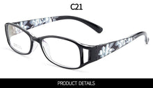 Load image into Gallery viewer, Cool Design Women Glasses Frames Flexible Printed Temples Legs Plastic Myopia Prescription Eyeglasses Frames