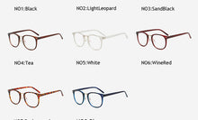 Load image into Gallery viewer, 2022 Glasses Frame Women Round Eyeglasses Women/Men Retro Glasses Frame Women Luxury Clear Lens Optical Spectacle Frame