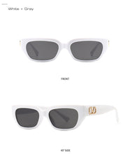 Carica l'immagine nel visualizzatore di Gallery, SO&amp;EI Moda Piccoli Occhiali da sole Cat Eye Donna Retro Designer di marca Jelly Color Eyewear Ins Uomini popolari Occhiali da sole sfumati UV400 