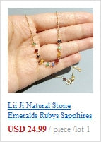 LiiJi Unique Amazonite Clear Quartzs Citrines Moonstone Amethysts Bohemia Long Necklace Druzy Quart Pendant Necklace Necklace
