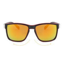 Load image into Gallery viewer, Fashion Wrap Square Frame Retro Decorative Photochromic Sunglasses Women Men Versatile Pattern Frame Sunglasses For Adults