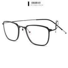 Load image into Gallery viewer, Gmei Optical Ultralight Beta Titanium Flexible Glasses Frame Men Square Prescription Eyeglasses Myopia Optical Frames M19003