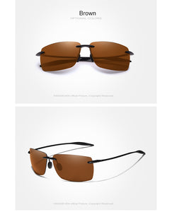Rimless Sunglasses Men Ultralight High Quality Square Frameless Sun Glasses For Women Brand Designer Mirror Lens