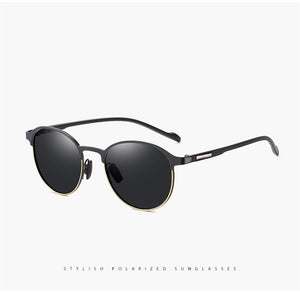 Polarized Round Metal Frame Woman Sun Glasses fishing Driving Sunglasses Brand NEW Fashion Sunglasses Female UV400