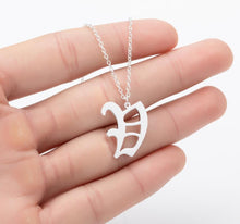 Load image into Gallery viewer, Stainless Steel Gold Color Chain Special Designed Initials Necklace A/B/C/D/E/F Custom Letter Necklace for Women