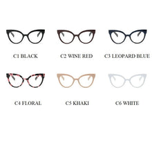 Load image into Gallery viewer, 2022 Comfortable Vintage Cat Eye Glasses Frame Women Fashion Optical Transparent Eyeglasses Female Spectacles Oculos Feminino