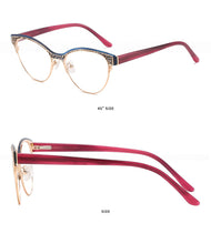 Load image into Gallery viewer, Luxury Retro Cat Eye Optical Glasses Frame Women Carved Design Acetate Myopia Eyeglasses Frame Ladies Prescription Spectacles