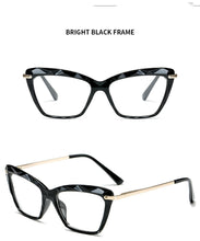 Load image into Gallery viewer, Square Cat Eye Oversized Eyeglasses Women Multi-section Trending Brand Design Optical Computer Glasses Oculos De Sol Okulary
