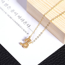 Carica l&#39;immagine nel visualizzatore di Gallery, Men Women 12 Horoscope Zodiac Sign Gold Pendant Necklace Aries Leo 12 Constellations Jewelry Kids Christmas Gifts 19NOV91
