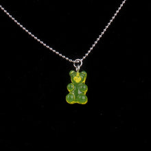 Load image into Gallery viewer, Fashion Multicolor Transparent Bear Necklace Cute Candy Color Resin Gummy Bear Pendant Necklace Women Jewelry