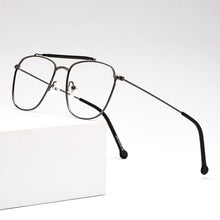 Load image into Gallery viewer, Classic Retro Double Beam Men Glasses Frames Metal Alloy Designer Pilot Frame For Myopia Reading Prescription Eyeglasses M1876
