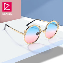 Carica l'immagine nel visualizzatore di Gallery, Moda blu occhiali da sole senza montatura donne 2022 UV400 lusso aviazione signore occhiali da sole occhiali tonalità zonnebril dames