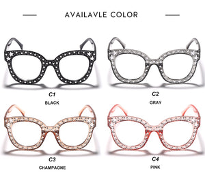 Square Vintage Optical Glasses Frames Men Women Myopia Frame Prescription Glasses Clear Lens Spectacle Frame