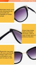 Load image into Gallery viewer, Vintage Cat Eye Sunglasses Women Fashion Brand Designer Sunglasses Female Sexy Leopard Cateyes Black Gradient Oculos De Sol
