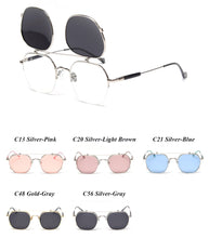 Load image into Gallery viewer, Steampunk Flips Up Sunglasses Women Vintage Polarized Sunglasses Men Sun Glasses Women Brand UV400 Eyeglasses Shades
