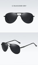 Load image into Gallery viewer, Luxury Brand  Polarized Sunglasses Men Women Gradient Lens Alloy metal frame Round Sun glasses Pilot Driving