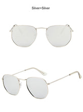 Load image into Gallery viewer, Vintage Square Sunglasses Women Retro Polygon Sun Glasses For Male Metal Small Frame Mirror Classic Oculos De Sol Feminino