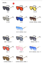 Load image into Gallery viewer, NEW Oversized FF Sunglasses 2022 Women Luxury Brand Fashion Flat Top One Piece Sun Glasses Men Gafas Shade Mirror UV400
