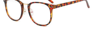 2022 Glasses Frame Women Round Eyeglasses Women/Men Retro Glasses Frame Women Luxury Clear Lens Optical Spectacle Frame