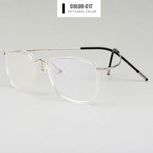 Load image into Gallery viewer, Gmei Optical Ultralight Beta Titanium Flexible Glasses Frame Men Square Prescription Eyeglasses Myopia Optical Frames M19003