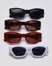 Load image into Gallery viewer, Swanwick polarized sun glasses cat eye irregular fashion vintage sunglasses women European leopard white female party gifts