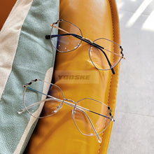 Load image into Gallery viewer, Transparent Optical Glasses Women Elegant Irregular Eyeglasses Frames Ladies Luxury Metal Spectacles Frame