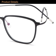 Load image into Gallery viewer, Gmei Optical Ultralight Beta Titanium Flexible Glasses Frame Men Square Prescription Eyeglasses Myopia Optical Frames M19003