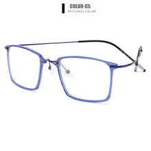 Load image into Gallery viewer, Gmei Optical Ultralight Beta Titanium Flexible Square Big Glasses Frame Men Prescription Eyeglasses Myopia Optical Frames M19004