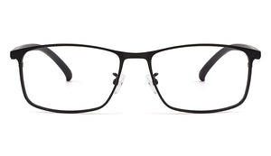 Business Men Titanium Alloy Full Rim Glasses Frame S61003 For Male's Prescription Spectacles Eyewear With Flexible Temples Legs
