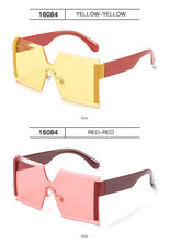 Load image into Gallery viewer, 2022 Oversized Square Rimless Sunglasses Women Brand Designer Flat Siamese Sun Glasses Female Eyewear Travel Gafa de sol
