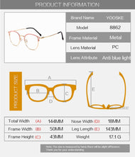 Load image into Gallery viewer, Anti Blue Light Glasses Cat Eye Eyeglasses Frames Women Computer Protection Eyewear Optical Spectacles Myopia Frame