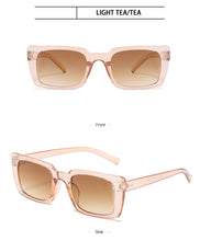 Load image into Gallery viewer, NYWOOH Vintage Rectangle Sunglasses Women Leopard Ladies Sun Glasses Retro Brand Designer Travel Eyewear UV400