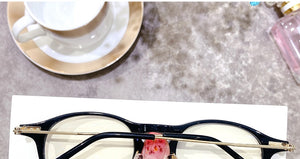 Transparent Clear Optical Glasses Frame Women Retro Round Anti Blue Light Eyeglasses Frame Prescription Myopia Eyewear Frame
