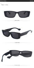 Load image into Gallery viewer, SO&amp;EI Retro Small Rectangle Sunglasses Women Ins Popular Fashion Candy Color Eyewear Men Square Sun Glasses Shades UV400