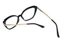 Load image into Gallery viewer, Plastic Titanium Anti Blue Glasses Frames Cat Eye Women Optical Fashion Computer Glasses