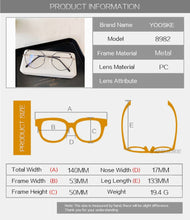 Load image into Gallery viewer, Transparent Optical Glasses Women Elegant Irregular Eyeglasses Frames Ladies Luxury Metal Spectacles Frame