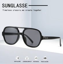 Carica l'immagine nel visualizzatore di Gallery, Luxury Sunglasses Women Classic Yellow Lens Square Sun Glasses Female Vintage Round Sunglass Goggles Lady Outdoor Beach Eyewear