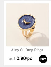 Load image into Gallery viewer, New Arrive Necklace For Women Brinco Heart Moon Star Lightning Oil Drip Fashion Jewelry Accessories Necklace