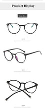 Load image into Gallery viewer, Classic Round Glasses Frame Women Optical Female Eyeglasses Frame Fake Transparent Clear Lens Glasses Men Oculos De Grau