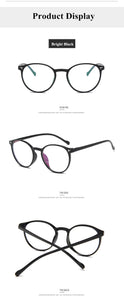 Classic Round Glasses Frame Women Optical Female Eyeglasses Frame Fake Transparent Clear Lens Glasses Men Oculos De Grau